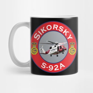 HM Coastguard Sikorsky S-92A Helicopter Mug